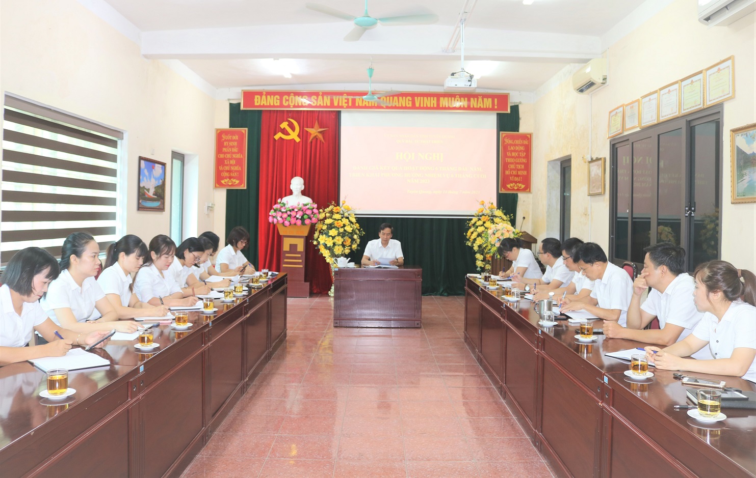Quỹ Đầu tư phát triển tỉnh Tuyên Quang tổ chức Hội nghị sơ kết nhiệm vụ công tác 6 tháng đầu năm và triển khai nhiệm vụ 6 tháng cuối năm 2023.