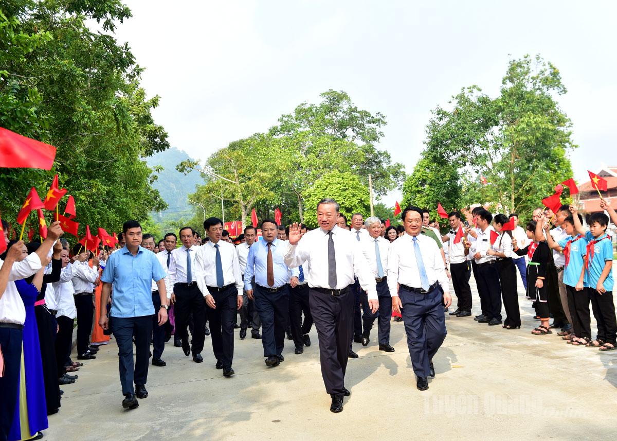 Tổng Bí thư Tô Lâm dự Ngày hội Toàn dân Bảo vệ an ninh Tổ quốc và Lễ khánh thành Tượng đài “Bác Hồ ở Tân Trào”