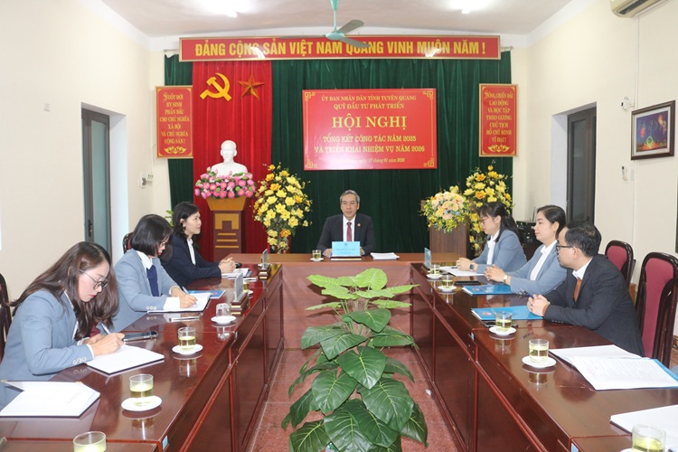 Quỹ Đầu tư phát triển tỉnh Tuyên Quang tổng kết công tác năm 2025