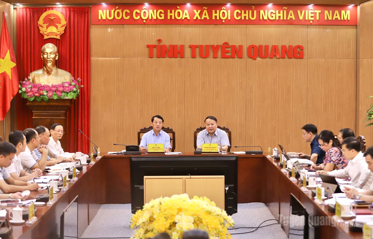 Xem xét đề xuất dự án chăn nuôi, trồng chè 300 triệu USD tại Tuyên Quang